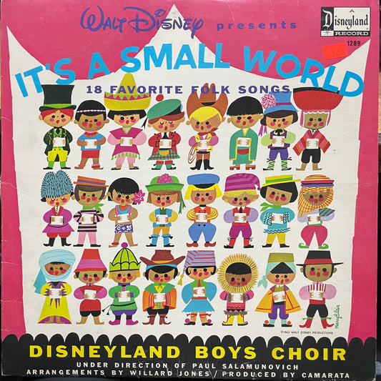 DISNEYLAND BOYS CHOIR - ITS A SMALL WORLD LP
