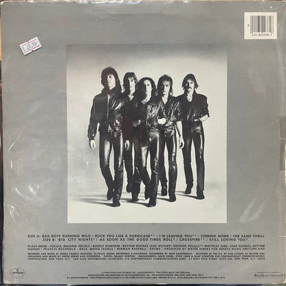 SCORPIONS - LOVE AT FIRST STING LP