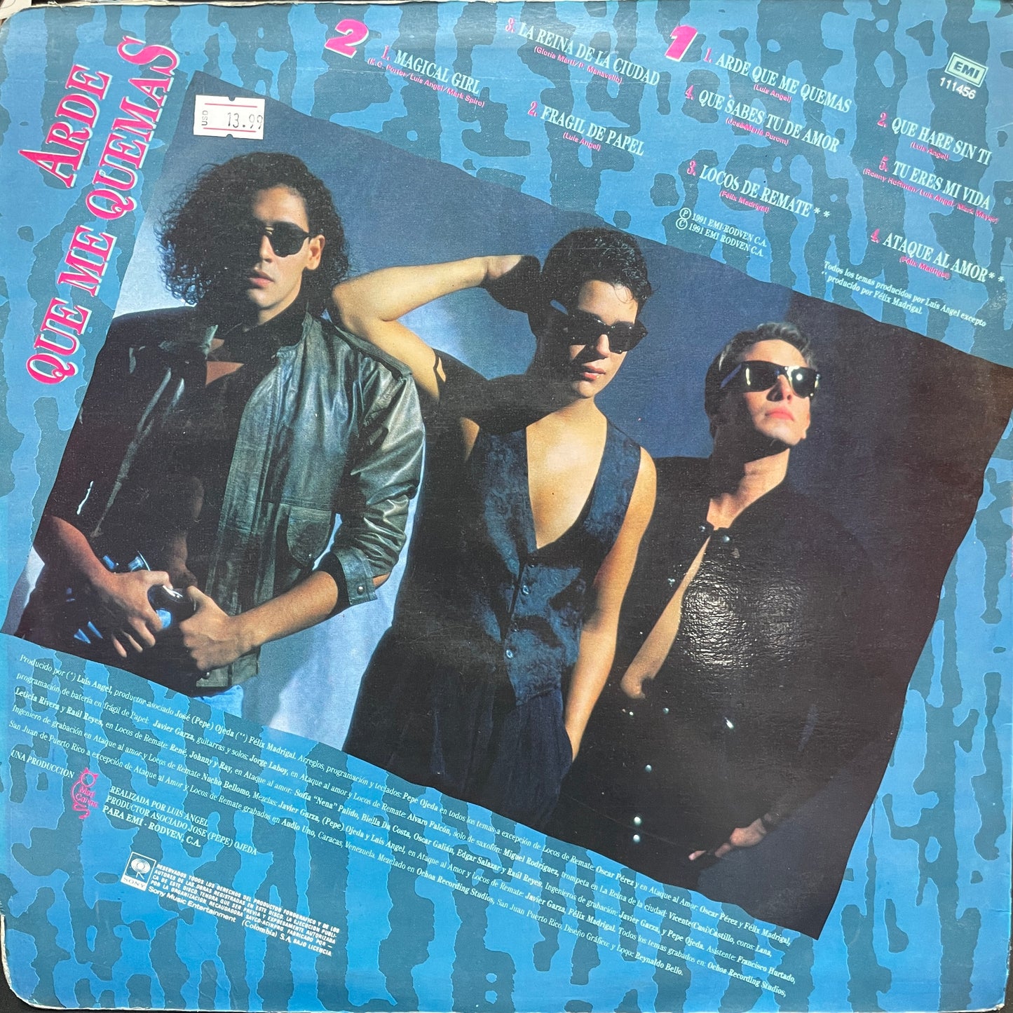 PROYECTO M - ARDE QUE ME QUEMAS LP