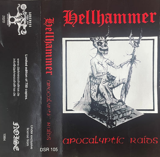 HELLHAMMER - APOCALYPTIC RAIDS CASSETTE