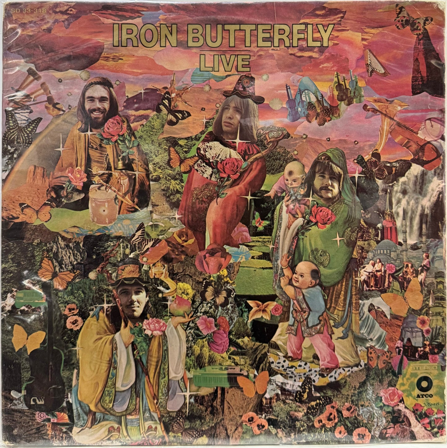 IRON BUTTERFLY - LIVE  LP