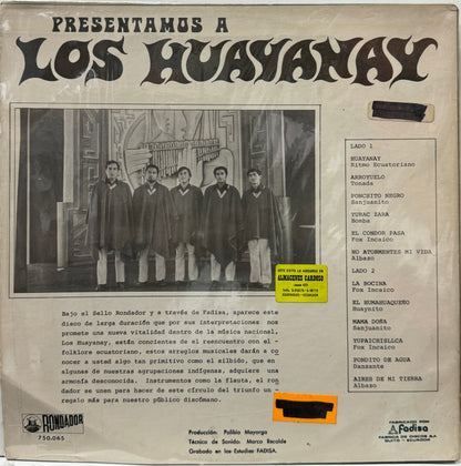 LOS HUAYANAY - PRESENTAMOS A  LP