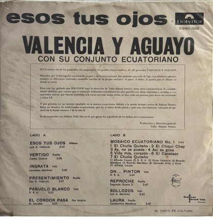 VALENCIA Y AGUAYO - ESOS TUS OJOS  LP