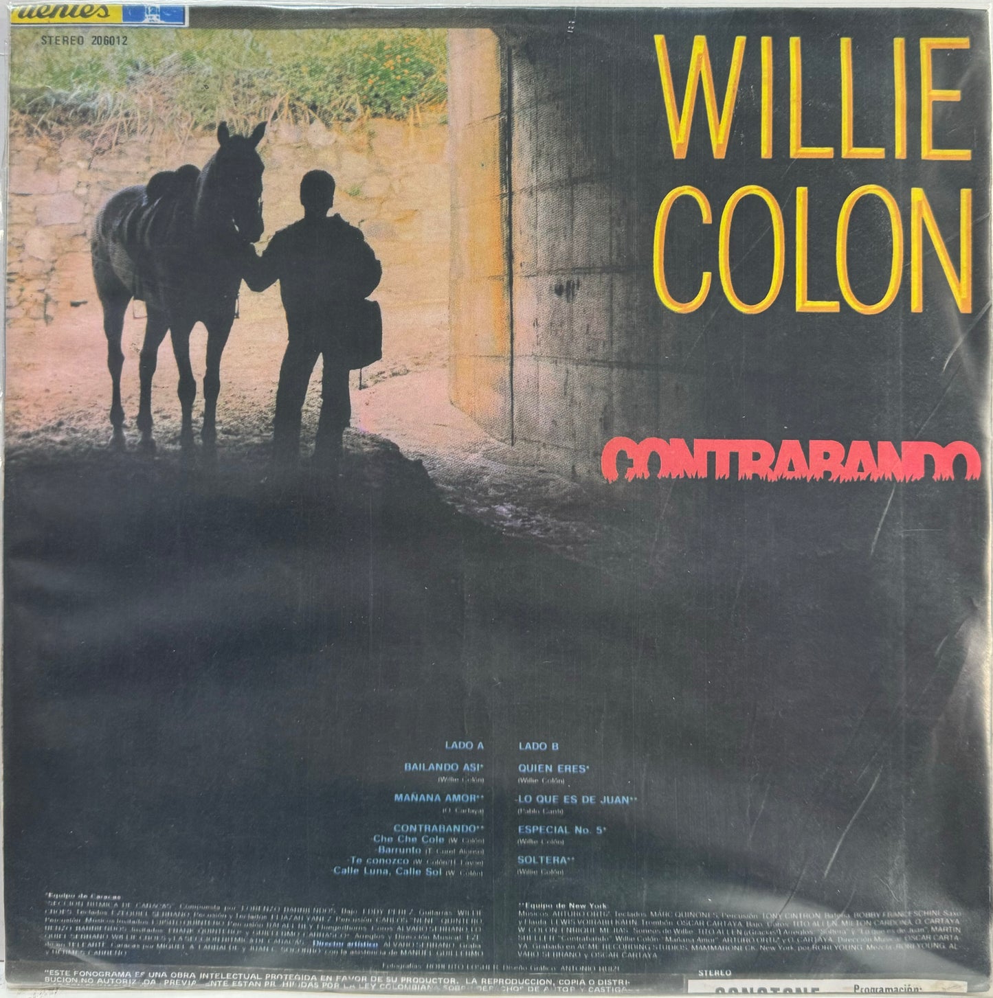 WILLIE COLON - CONTRABANDO LP