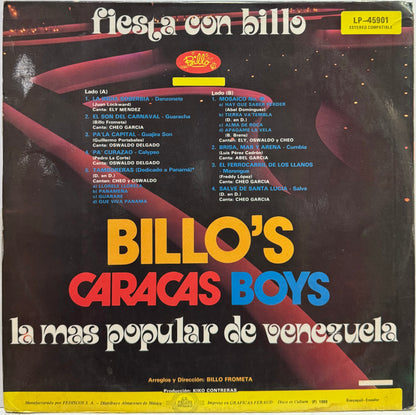 BILLO S CARACAS BOYS - FIESTA CON BILLO LP