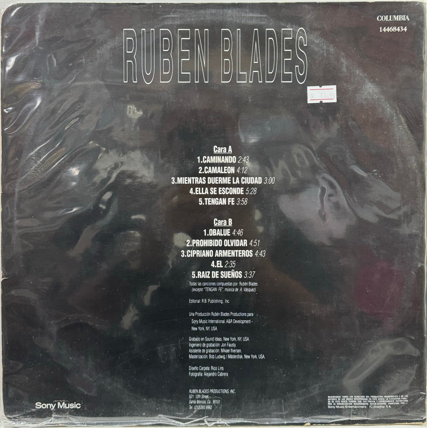 RUBEN BLADES - CAMINANDO LP