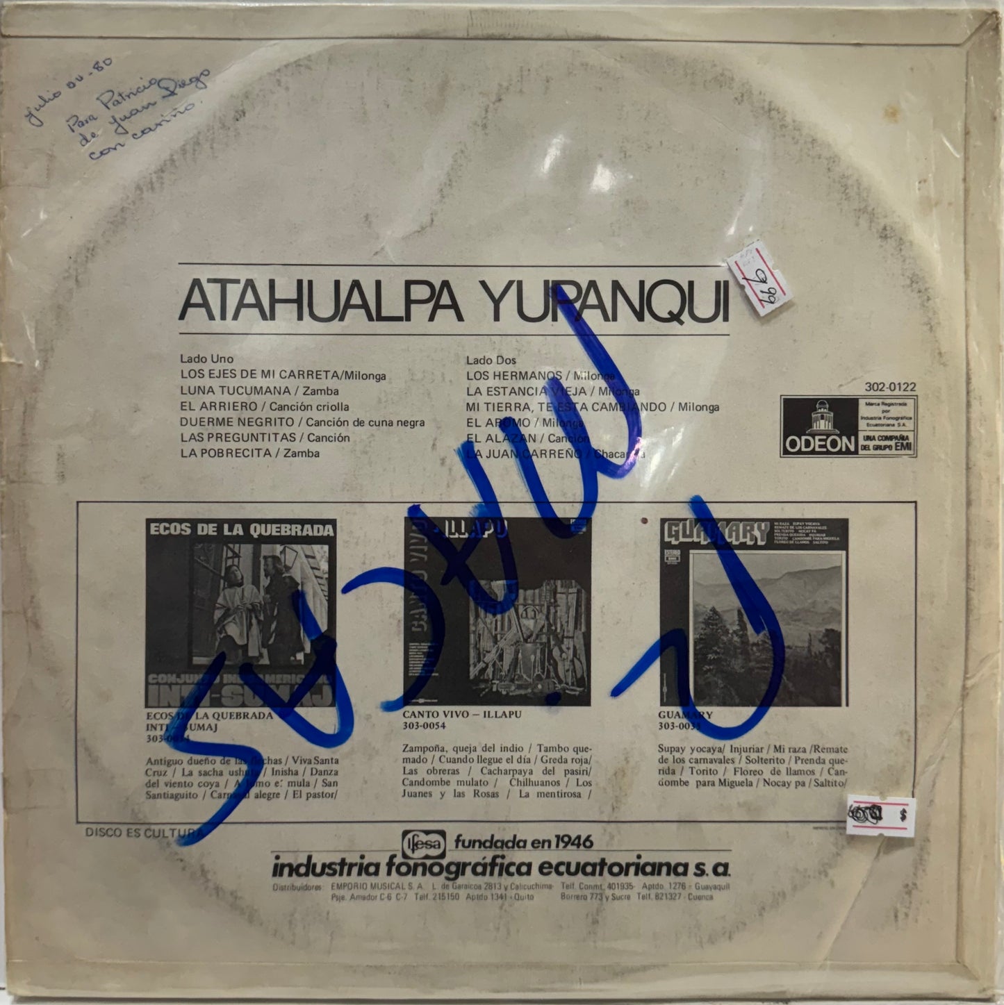 ATAHUALPA YUPANQUI - ATAHUALPA YUPANQUI  LP