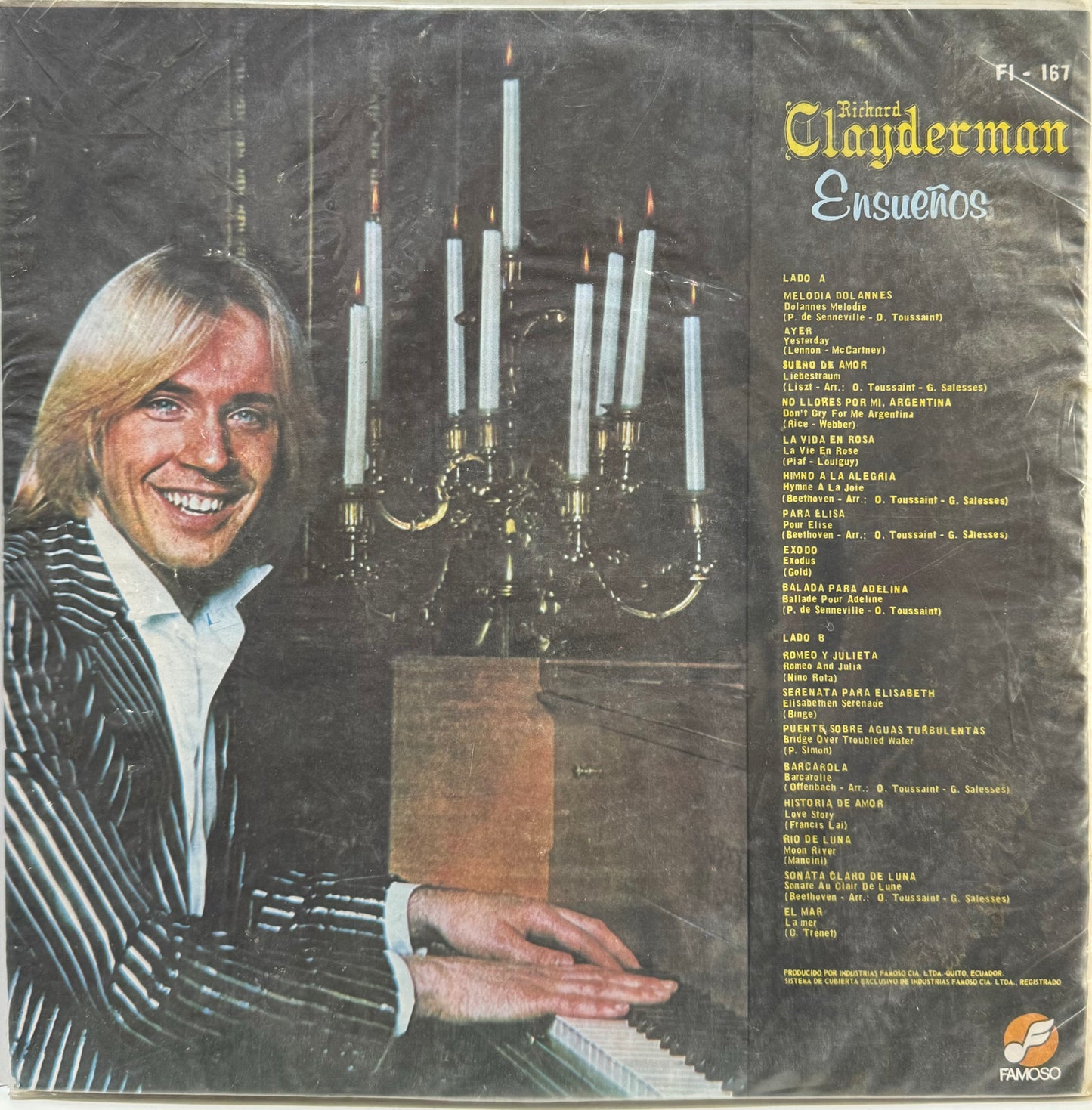 RICHARD CLAYDERMAN - ENSUEÑOS  LP