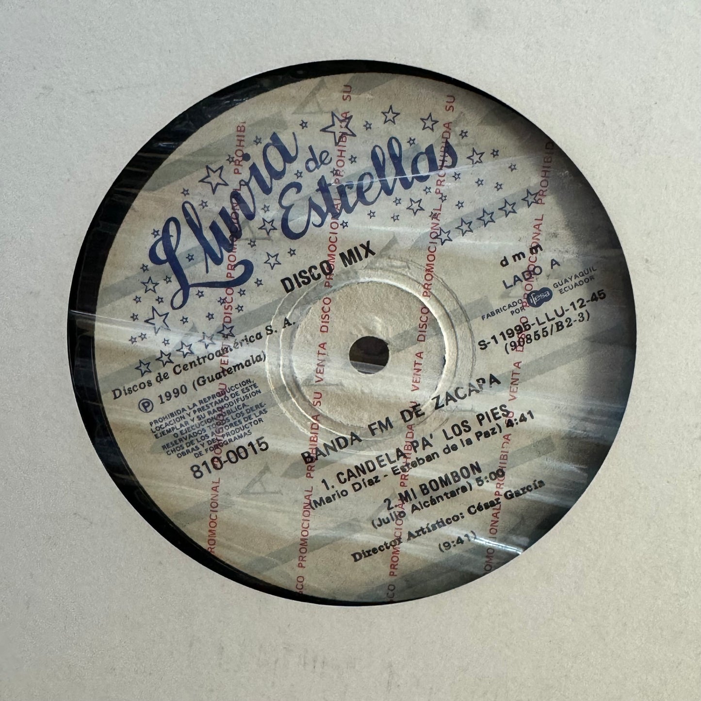 BANDA FM DE ZACAPA - CANDELA PA LOS PIES  LP (MAXI SINGLE)