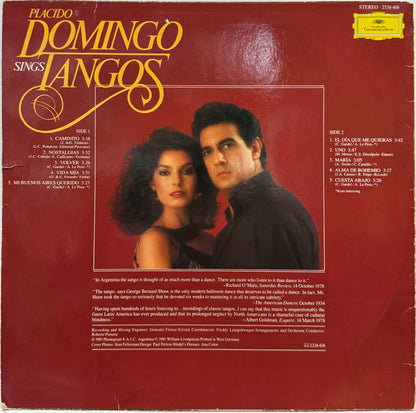 PLACIDO DOMINGO - SINGS TANGOS  LP