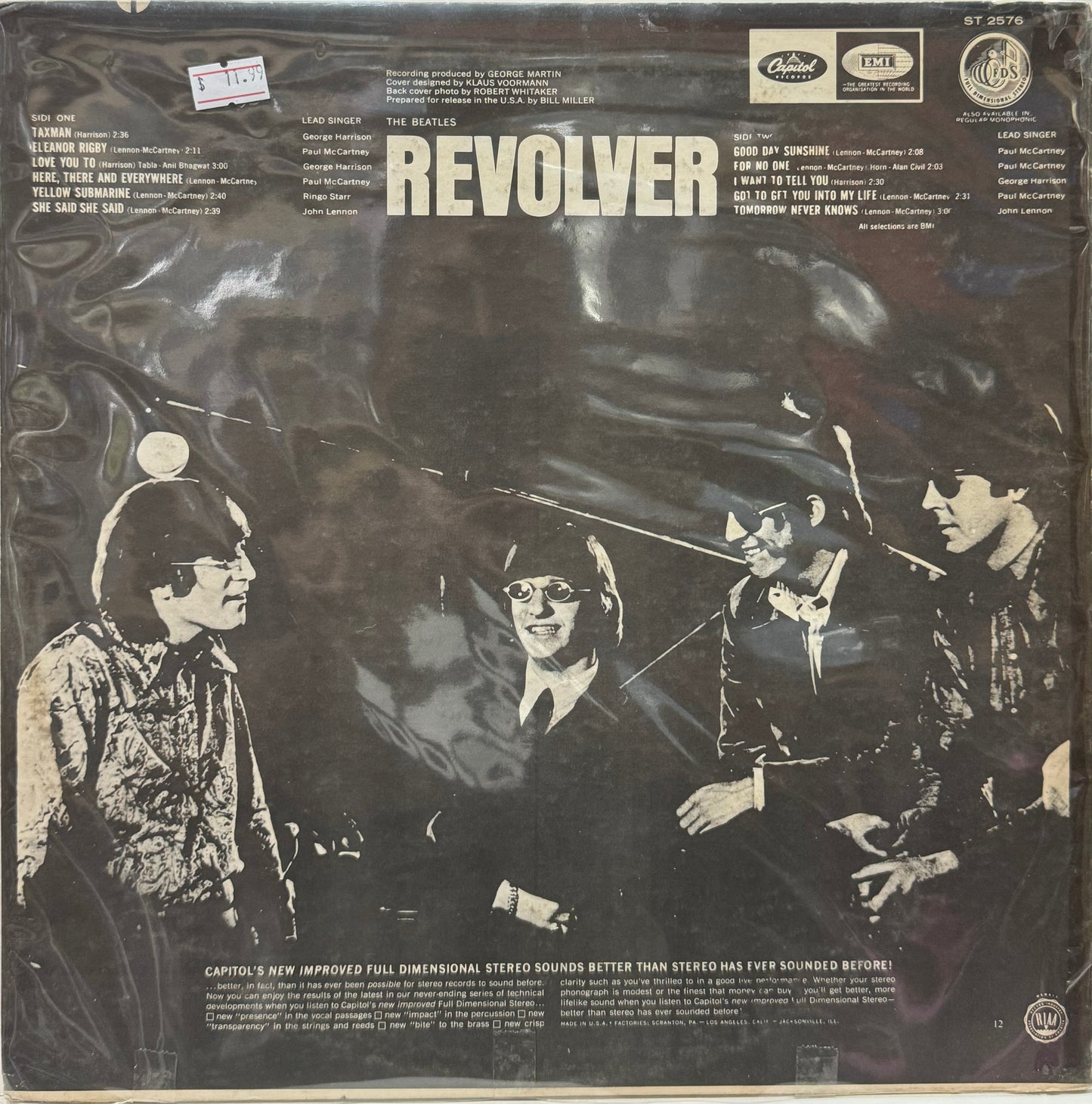 THE BEATLES - REVOLVER  LP