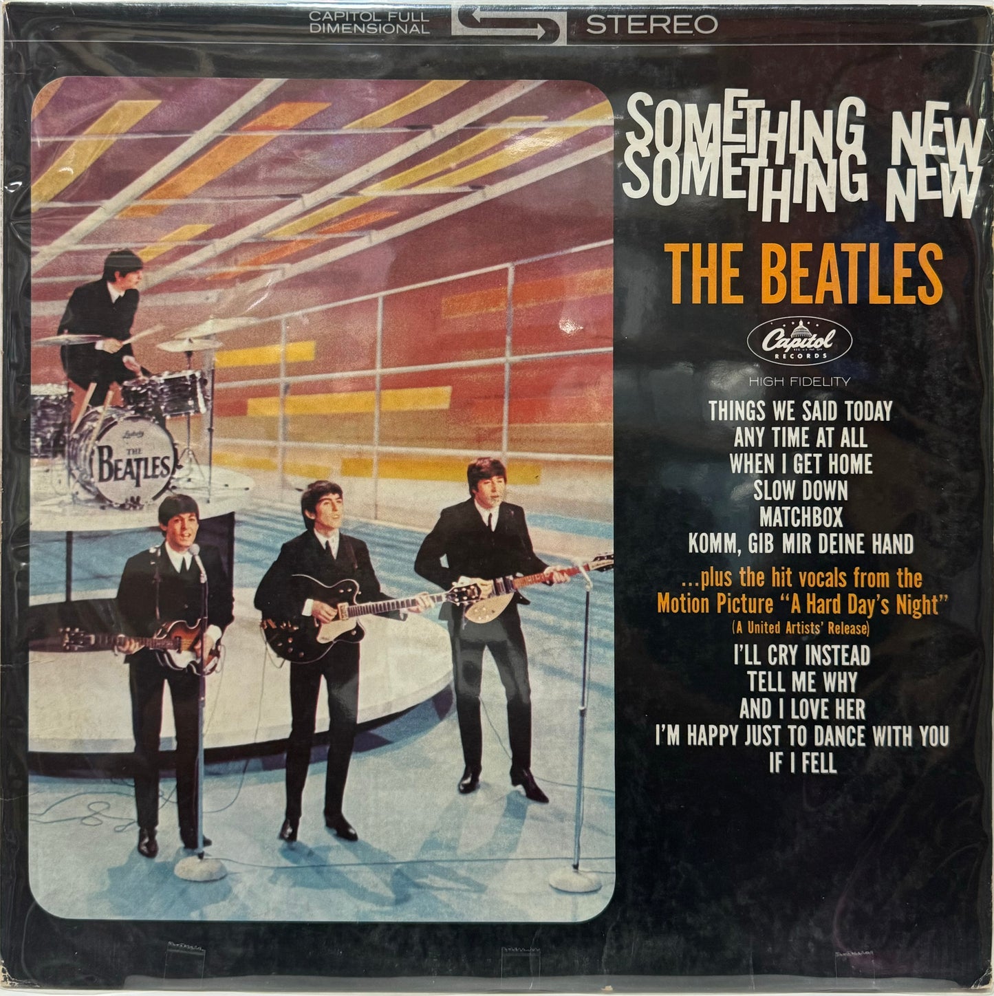 THE BEATLES - SOMETHING NEW LP (DE EPOCA)