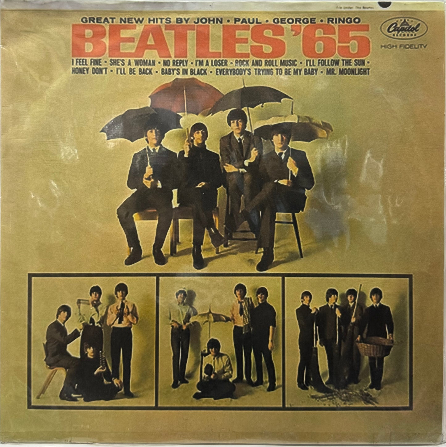 THE BEATLES - BEATLES´65 LP (DE EPOCA)