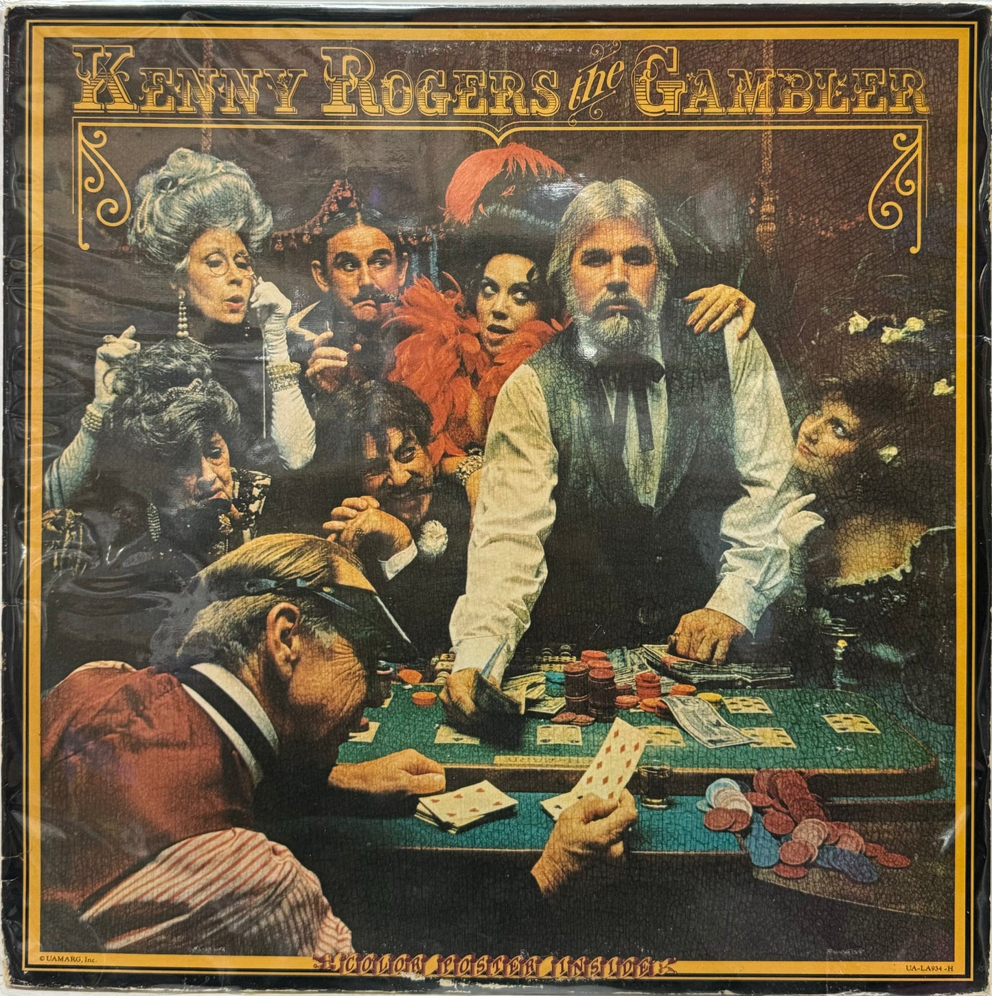 KENNY ROGERS - THE GAMBLER  LP