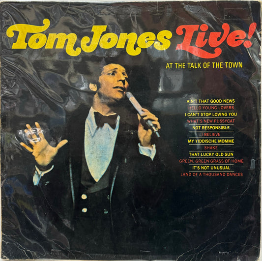 TOM JONES - LIVE  LP