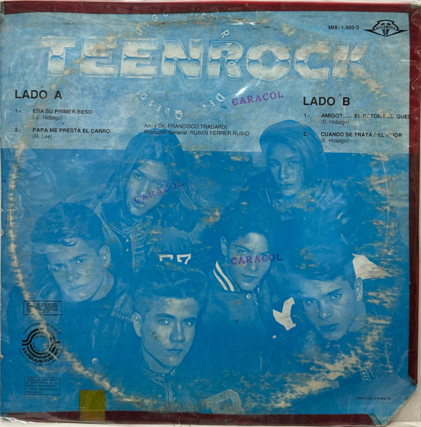 TEENROCK - AMIGO EL RATON DEL QUESO  LP