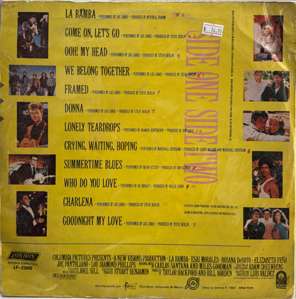 LA BAMBA - ORIGINAL MOTION PICTURE SOUNDTRACK  LP