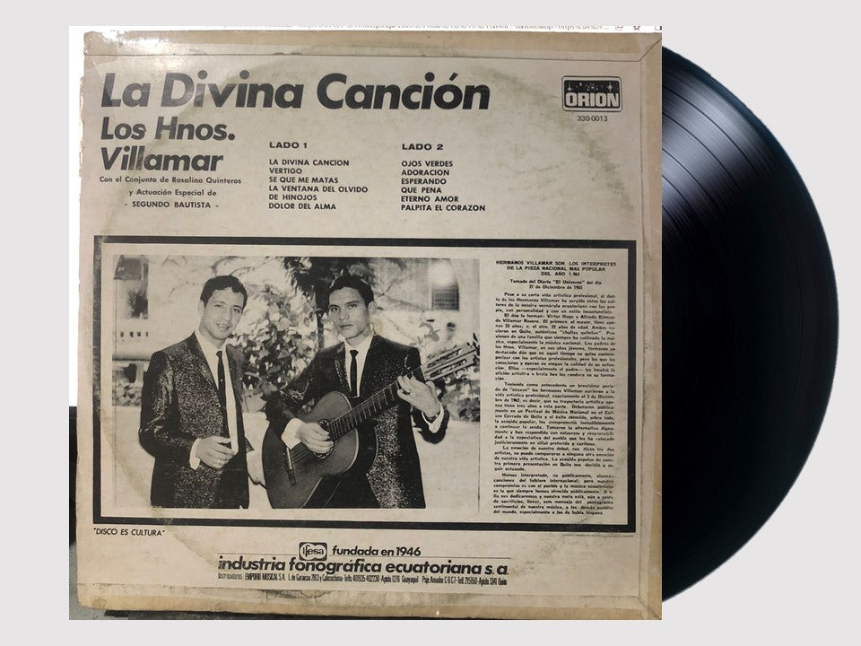 HNOS. VILLAMAR - LA DIVINA CANCION LP