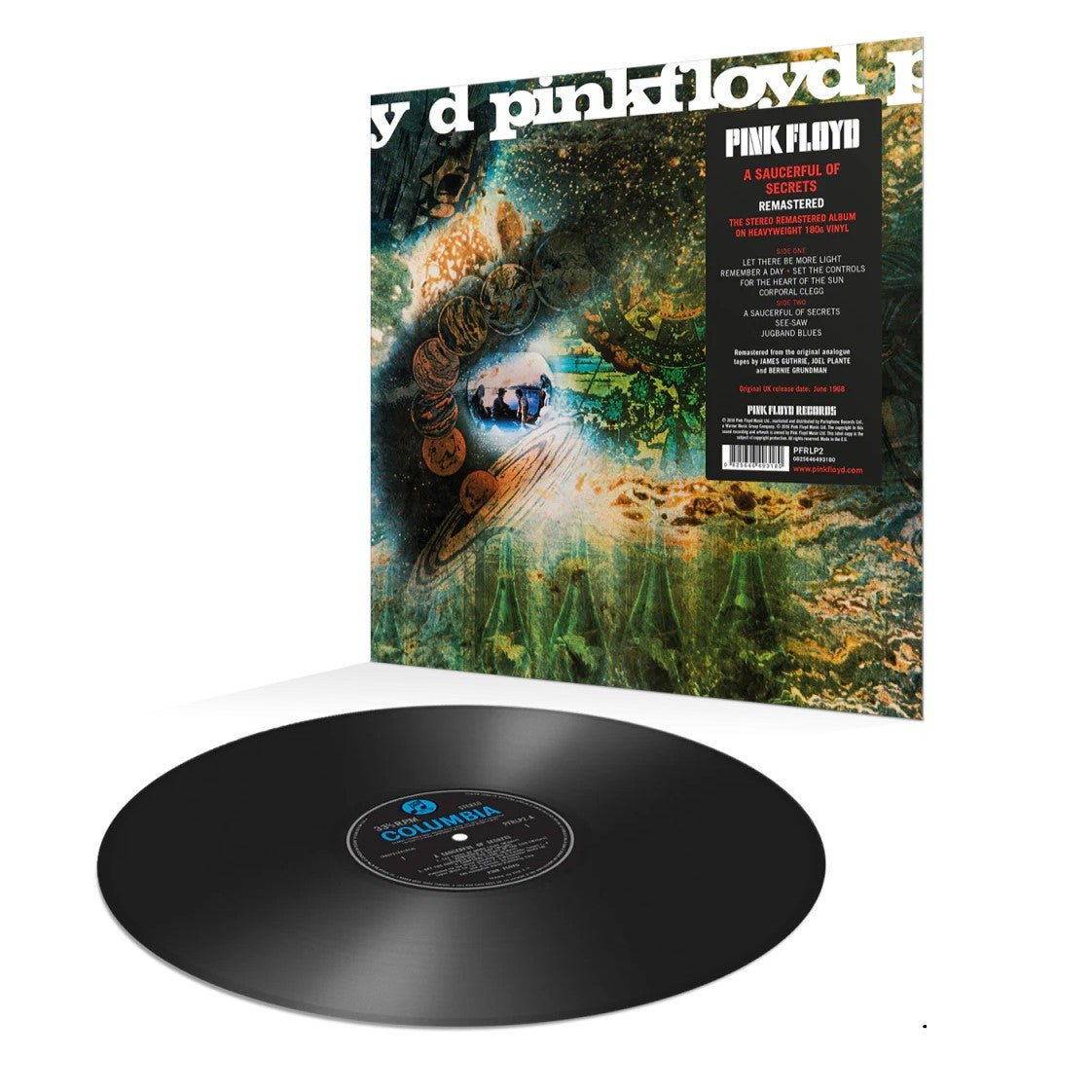 PINK FLOYD - A SAUCERFUL OF SECRETS REMASTERED LP
