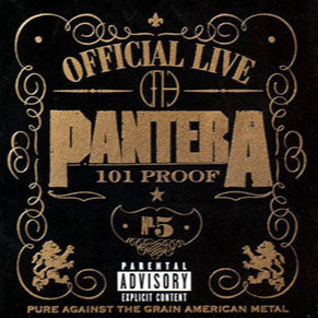 PANTERA - OFFICIAL LIVE: 101 PROOF CD