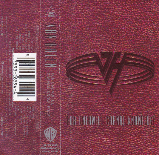 VAN HALEN - FOR UNLAWFUL CARNAL  CASSETTE