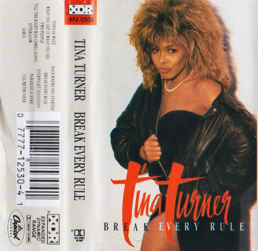 TINA TURNER - BREAK EVERY RULE  CASSETTE