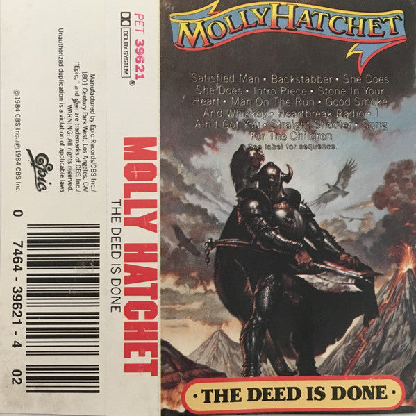 MOLLY HATCHET - THE DEED IS DONE CASSETTE