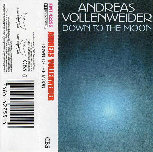 ANDREAS VOLLENWEIDER -  DOWN TO THE MOON CASSETTE