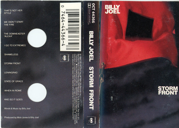 BILLY JOEL - STORM FRONT  CASSETTE