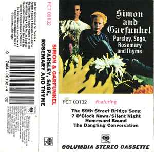 SIMON & GARFUNKEL - PARSLEY, SAGE, ROSEMARY AND THYME  CASSETTE