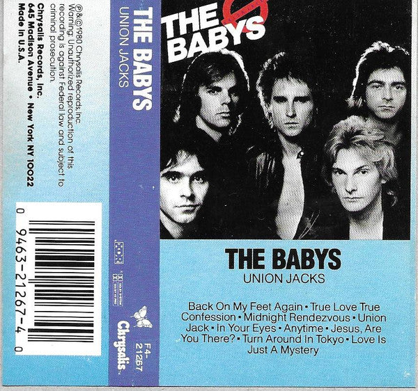 THE BABYS - UNION JACKS  CASSETTE