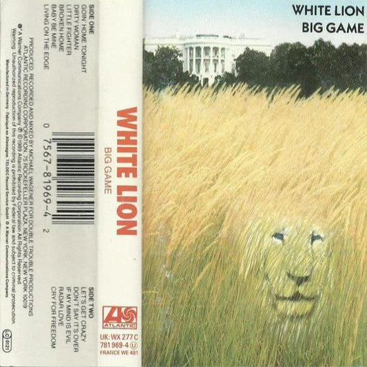 WHITE LION - BIG GAME CASSETTE (DE EPOCA)