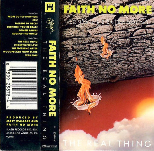 FAITH NO MORE - THE REAL THING  CASSETTE