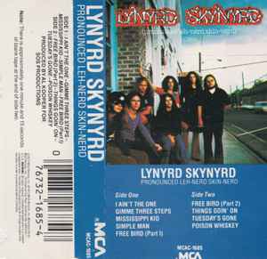 LYNYRD SKYNYRD - PRONOUNCED LEH NERD SKIN NERD CASSETTE