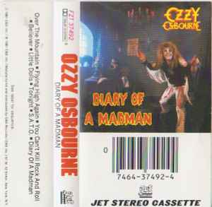 OZZY OSBOURNE - DIARY OF A MADMAN CASSETTE