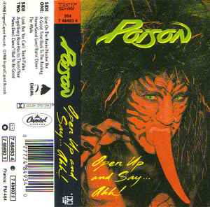 POISON - OPEN UP AND SAY... AHH  CASSETTE