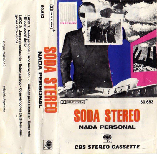 SODA STEREO - NADA PERSONAL CASSETTE