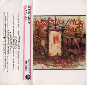 BLACK SABBATH - MOB RULES CASSETTE