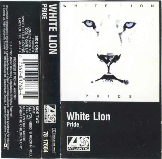 WHITE LION - PRIDE CASSETTE