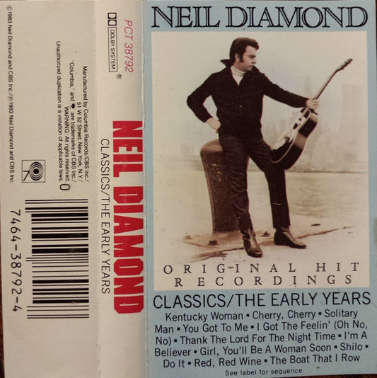 NEIL DIAMOND - CLASSICS / THE EARLY YEARS  CASSETTE