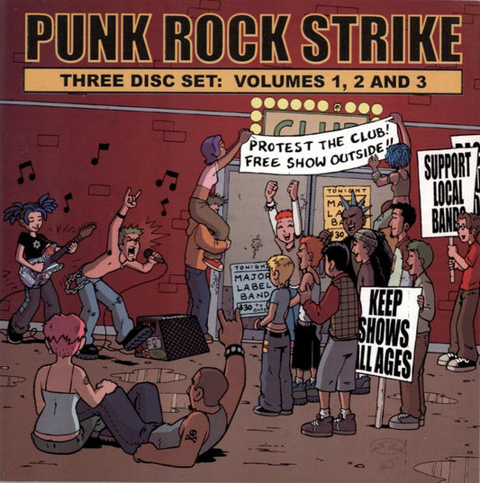 PUNK ROCK STRIKE - THREE DISC SET VOLUMES 1, 2 AND  3 CDS