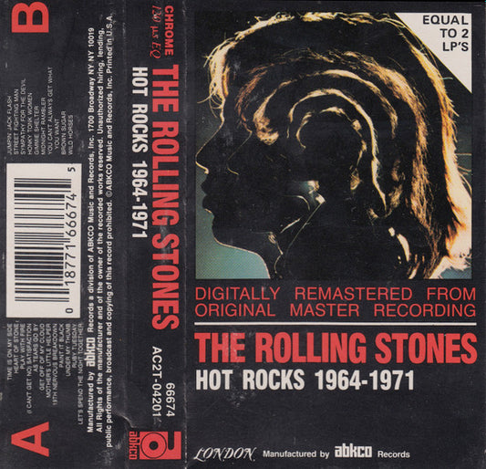 THE ROLLING STONES - HOT ROCKS 1964-1971  CASSETTE