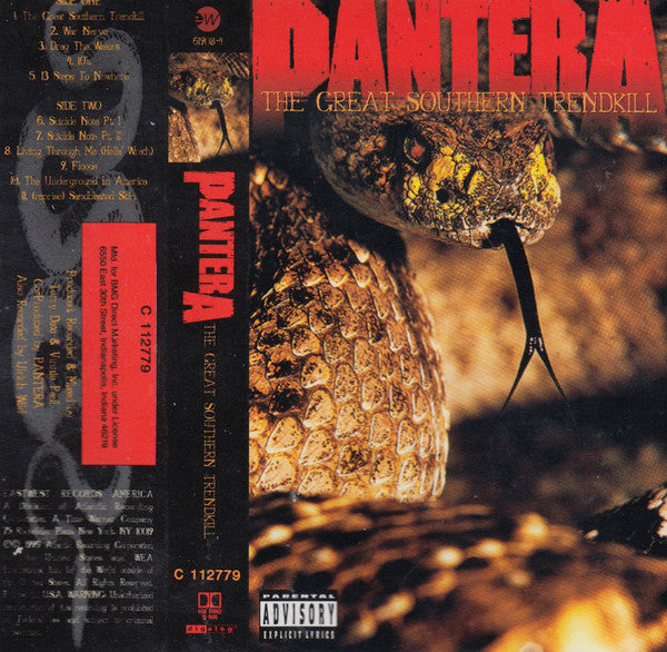 PANTERA - THE GREAT SOUTHERN TRENDKILL CASSETTE