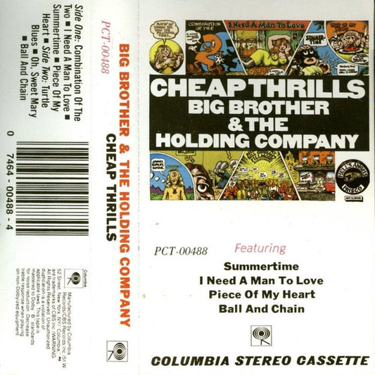 CHEAP THRILLS - BIG BROTHER & THE HOLDING COMPANY CASSETTE