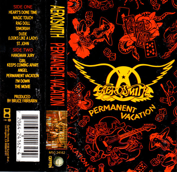 AEROSMITH - PERMANENT VACATION  CASSETTE