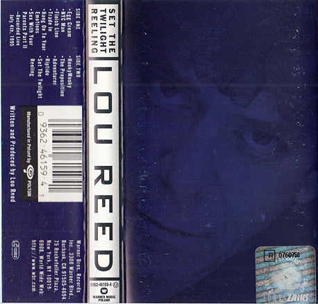 LOU REED - SET THE TWILIGHT REELING  CASSETTE