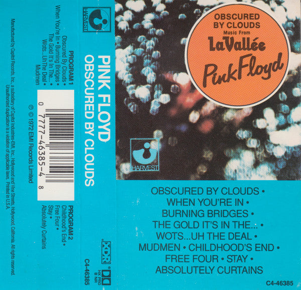 PINK FLOYD - OBSCURED BY CLOUDS CASSETTE