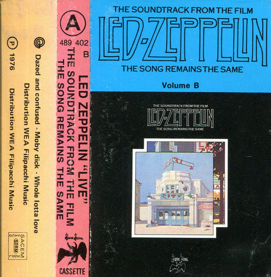LED ZEPPELIN - THE SOUNDTRACK FROM THE FILM / VOLUMEN B CASSETTE