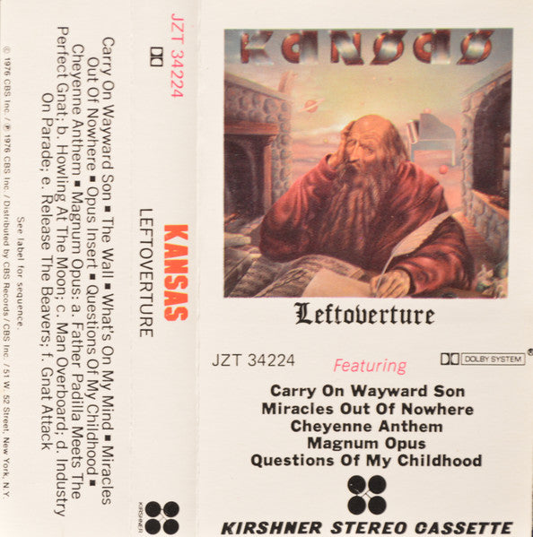 KANSAS - LEFTOVERTURE CASSETTE