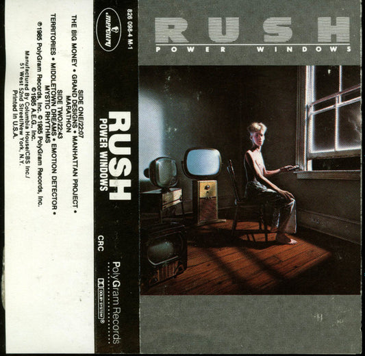 RUSH - POWER WINDOWS  CASSETTE